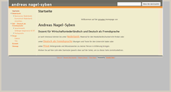 Desktop Screenshot of nagel-syben.de