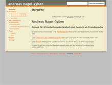 Tablet Screenshot of nagel-syben.de